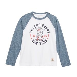 Psycho Bunny Baseball logo tee. NWT 3T